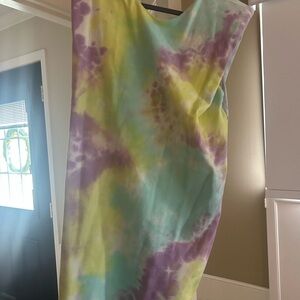 Tie-Dye Multicolor Dress